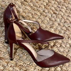 Kelly & Katie Sevama Burgundy Heel